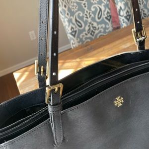Black Tory Burch large Tote